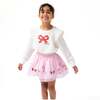 Ruffle Sweatshirt, Candy Canes - Sweatshirts - 2