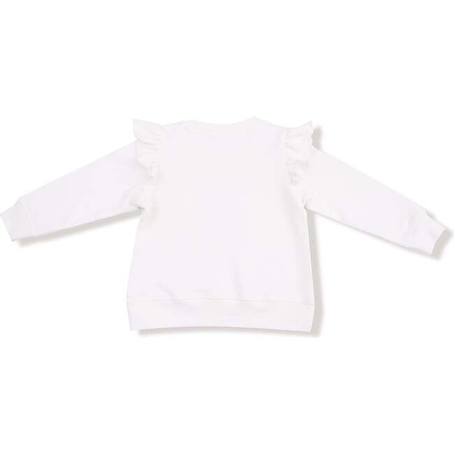 Ruffle Sweatshirt, Candy Canes - Sweatshirts - 3