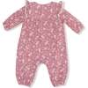 Ruffle Sleeve Romper, BANDANA FLORAL - Rompers - 2