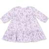 Smocked Ruffle Long Sleeve Tiered Dress + Leggings, Sweet Dream Florals - Dresses - 4