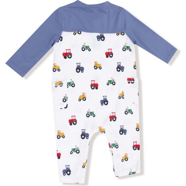 Romper,  with Contrast SleevesMini Tractors