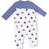 Romper, with Contrast SleevesMini Tractors - Rompers - 2 - thumbnail