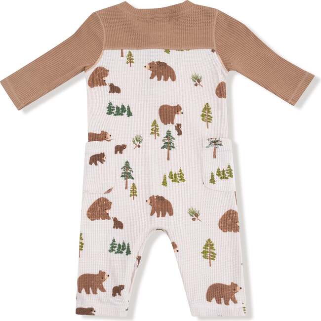 Romper,  with Contrast SleevesSweet Brown Bears