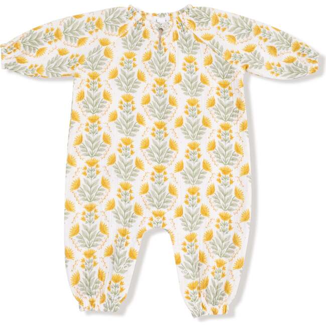 Peasant Romper, Winter Dandelions