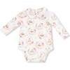 Peter Pan Collar Bodysuit, Floral Owl Families - Onesies - 1 - thumbnail