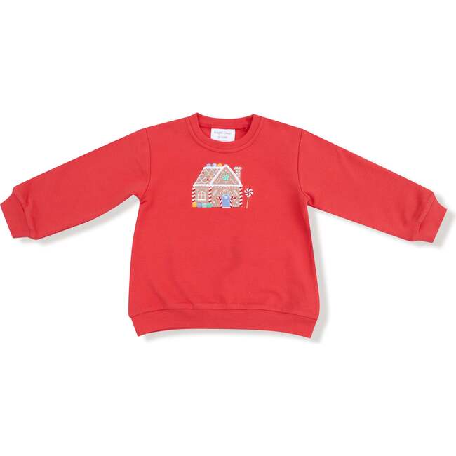 Puffy Long Sleeve Oversized Sweatshirt + Flared Pants, Candy Canes - Mixed Apparel Set - 2