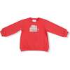 Puffy Long Sleeve Oversized Sweatshirt + Flared Pants, Candy Canes - Mixed Apparel Set - 2