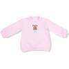 Pink Oversized Sweatshirt, Varsity Pink - Sweatshirts - 1 - thumbnail