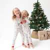Long Sleeve Loungewear Set, Vintage Santas - Mixed Apparel Set - 2