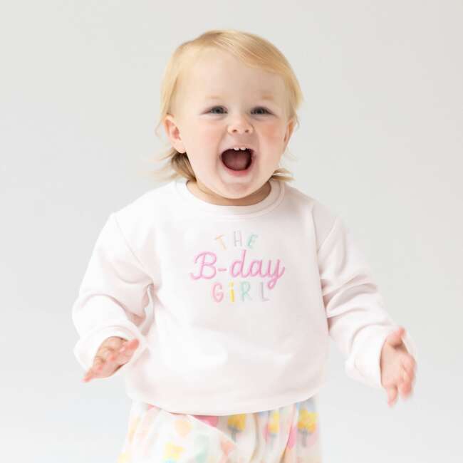 Oversized Sweatshirt, Birthday Girl - Sweatshirts - 2