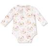 Peter Pan Collar Bodysuit, Floral Owl Families - Onesies - 2