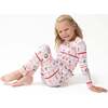 Long Sleeve Loungewear Set, Sugar Plum Fairy Nutcracker Fair Isle Pink - Mixed Apparel Set - 2