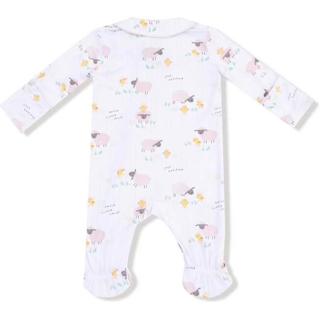 Peter Pan 2 Way Zipper Footie, Just Hatched Pink