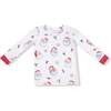 Long Sleeve Loungewear Set, Vintage Santas - Mixed Apparel Set - 3