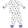 Long Sleeve Loungewear Set, Mini Tractors - Mixed Apparel Set - 1 - thumbnail