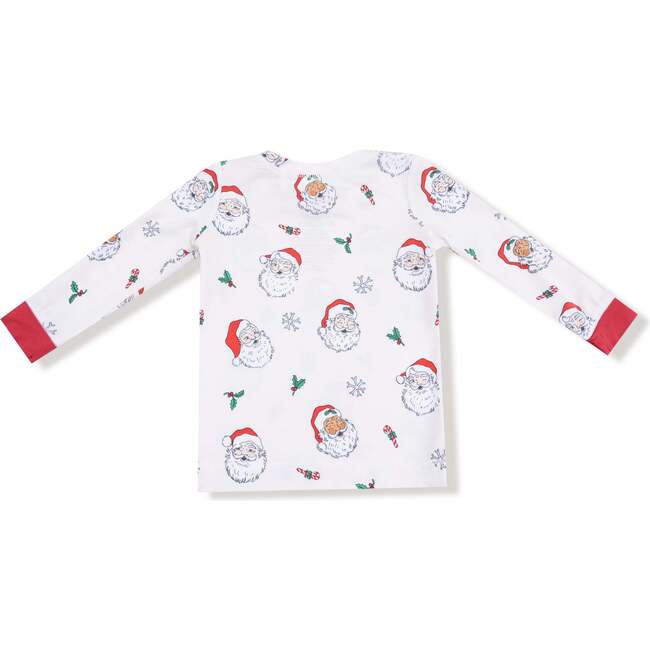 Long Sleeve Loungewear Set, Vintage Santas - Mixed Apparel Set - 4