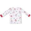 Long Sleeve Loungewear Set, Vintage Santas - Mixed Apparel Set - 4