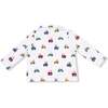 Polo Long Sleeve Shirt Tractor Print, Mini Tractors - Polo Shirts - 3