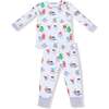 Long Sleeve Loungewear Set, Holiday Penguins - Mixed Apparel Set - 1 - thumbnail