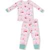 Long Sleeve Loungewear Set, Golfing Mrs. Clause and Elves - Mixed Apparel Set - 1 - thumbnail