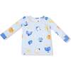 Long Sleeve Loungewear Set, Hanukkah Blue - Mixed Apparel Set - 2