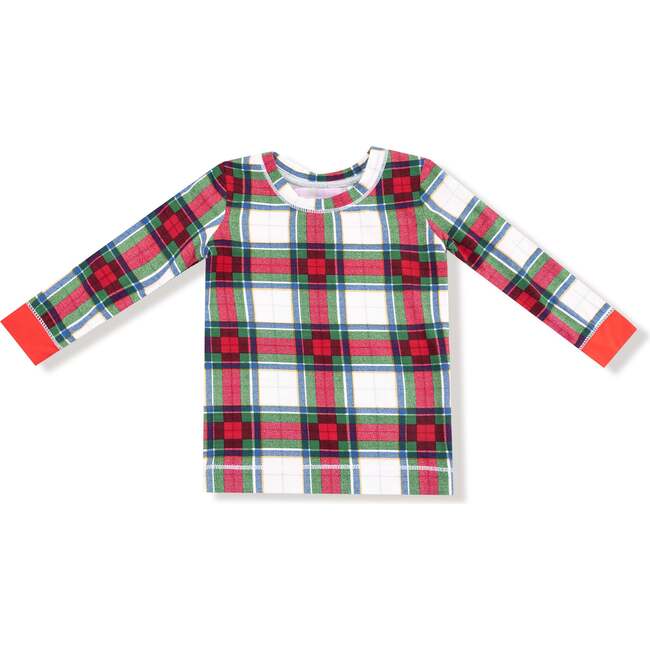 Long Sleeve Loungewear Set, Holiday Plaid - Mixed Apparel Set - 3