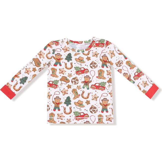 Long Sleeve Loungewear Set, Cowboy Christmas Cookies - Mixed Apparel Set - 2