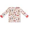Long Sleeve Loungewear Set, Cowboy Christmas Cookies - Mixed Apparel Set - 2