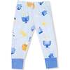 Long Sleeve Loungewear Set, Hanukkah Blue - Mixed Apparel Set - 3