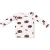 Long Sleeve Loungewear Set, Bison - Mixed Apparel Set - 2