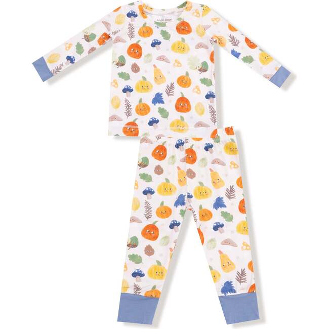 Long Sleeve Loungewear Set, Autumn Pumpkins