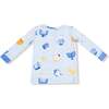 Long Sleeve Loungewear Set, Hanukkah Blue - Mixed Apparel Set - 4