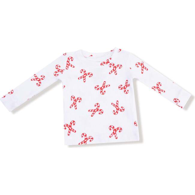 Long Sleeve Loungewear Set, Candy Canes - Mixed Apparel Set - 2