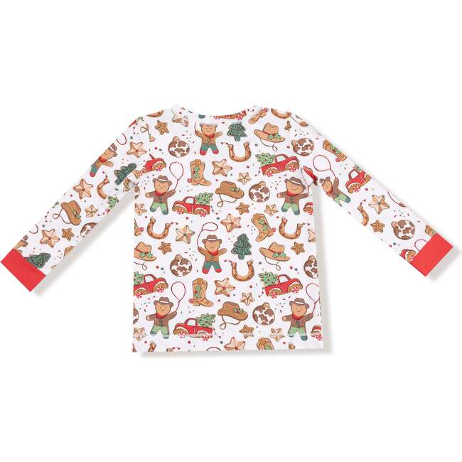 Long Sleeve Loungewear Set, Cowboy Christmas Cookies - Mixed Apparel Set - 3