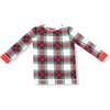 Long Sleeve Loungewear Set, Holiday Plaid - Mixed Apparel Set - 4