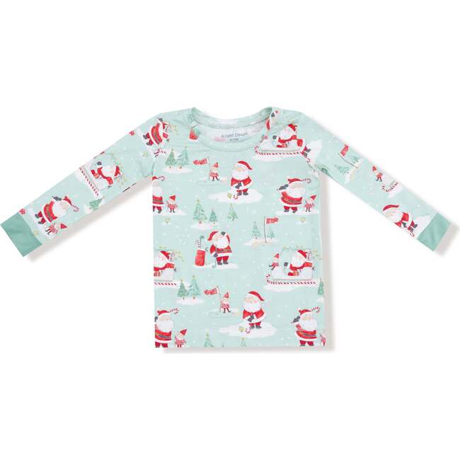 Long Sleeve Loungewear Set, Golfing Santa and Elves - Mixed Apparel Set - 3
