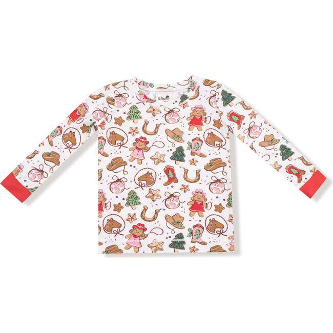 Long Sleeve Loungewear Set, Cowgirl Christmas Cookies - Mixed Apparel Set - 3