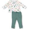 Long Sleeve Henley Top and Waffle Jogger, Fishing Things - Mixed Apparel Set - 1 - thumbnail