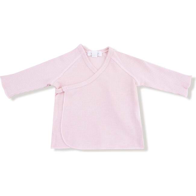 Long Sleeve Kimono  & Footed Pant, Basics Veiled Pink