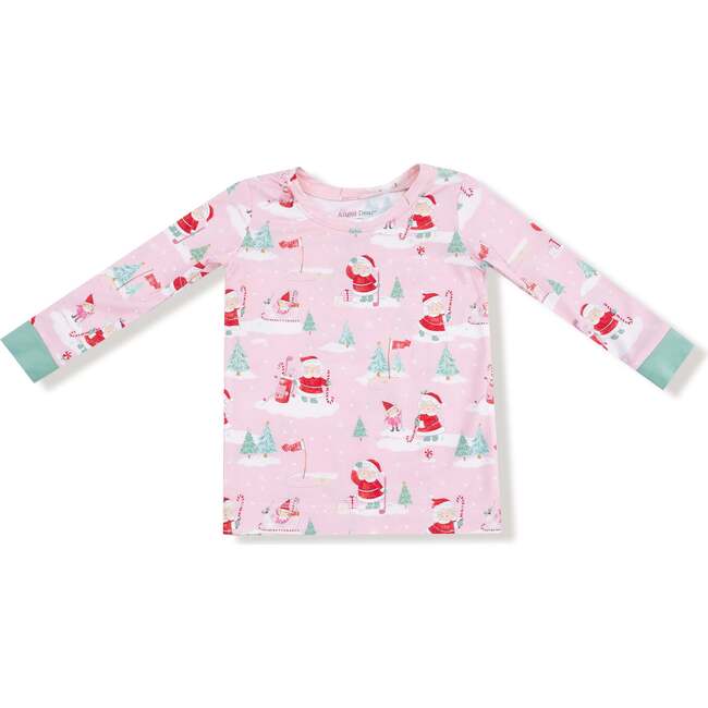 Long Sleeve Loungewear Set, Golfing Mrs. Clause and Elves - Mixed Apparel Set - 3