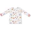 Long Sleeve Loungewear Set, Bonjour Breakfast - Mixed Apparel Set - 2