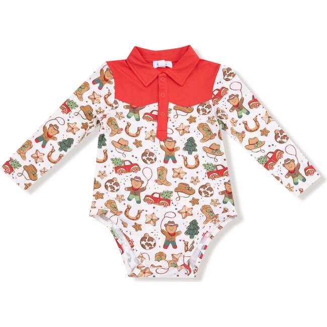 Long Sleeve Cowboy Bodysuit, Cowboy Christmas Cookies