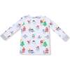 Long Sleeve Loungewear Set, Holiday Penguins - Mixed Apparel Set - 4