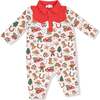 Long Sleeve Cowboy Romper, Cowboy Christmas Cookies - Rompers - 1 - thumbnail