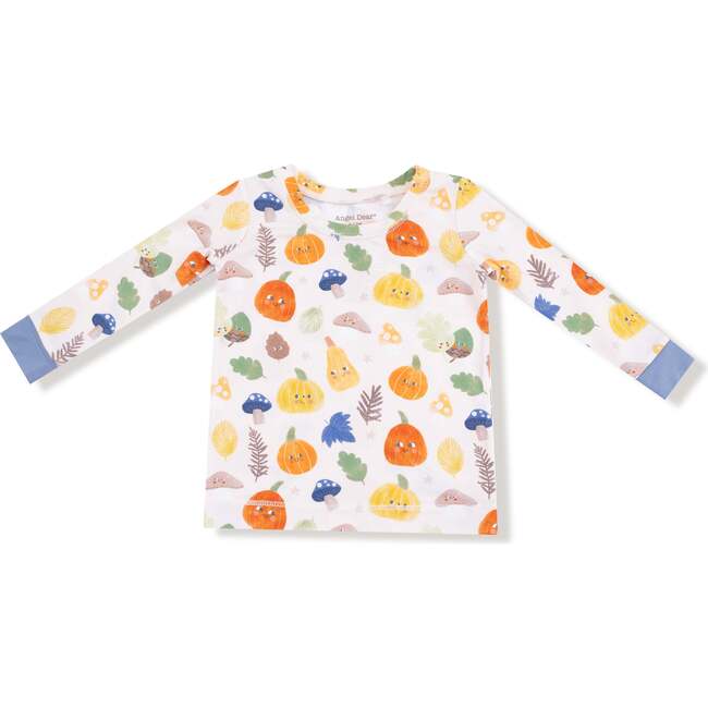 Long Sleeve Loungewear Set, Autumn Pumpkins - Mixed Apparel Set - 3