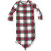 Knotted Gown, Holiday Plaid - Nightgowns - 1 - thumbnail