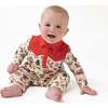Long Sleeve Cowboy Romper, Cowboy Christmas Cookies - Rompers - 2