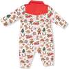 Long Sleeve Cowboy Romper, Cowboy Christmas Cookies - Rompers - 3