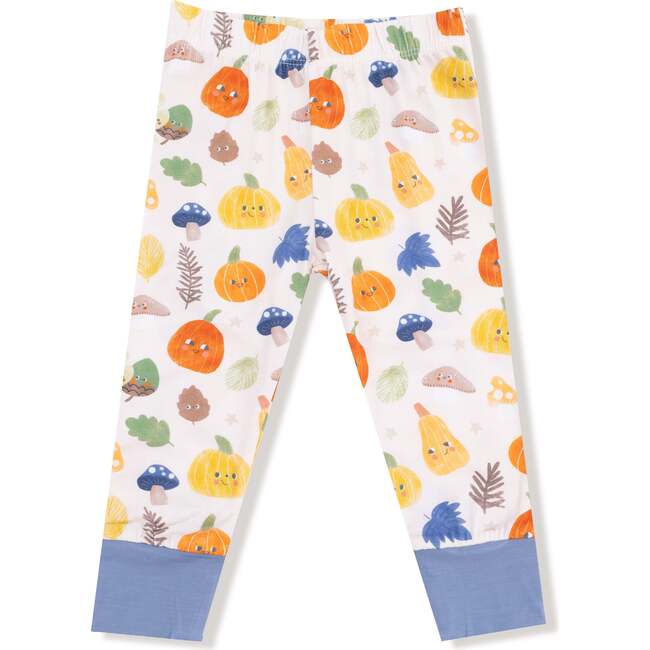 Long Sleeve Loungewear Set, Autumn Pumpkins - Mixed Apparel Set - 4