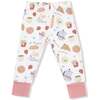 Long Sleeve Loungewear Set, Bonjour Breakfast - Mixed Apparel Set - 4